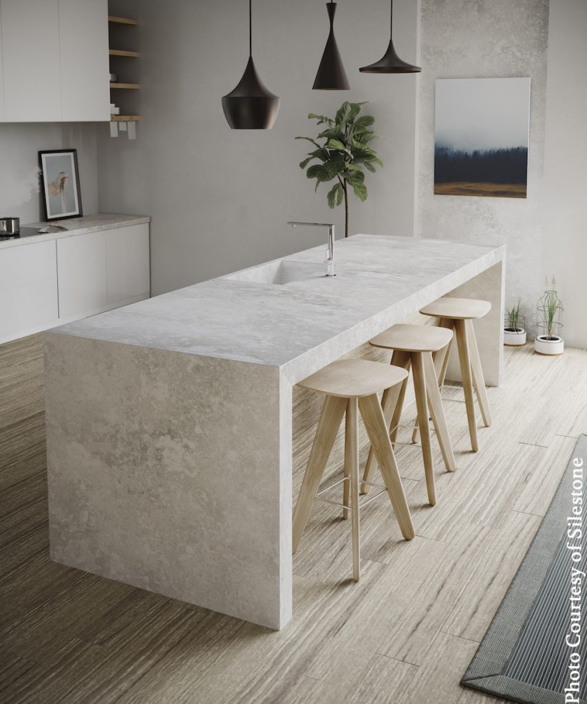 minimalist kitchen design, stone island