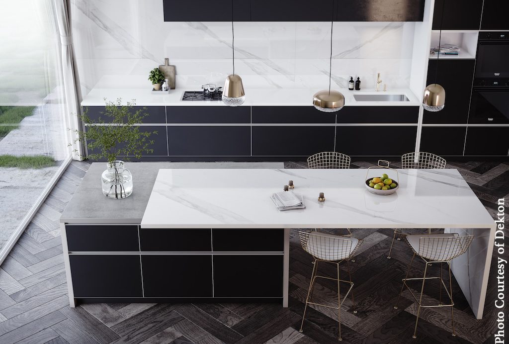minimalist kitchen design black and white